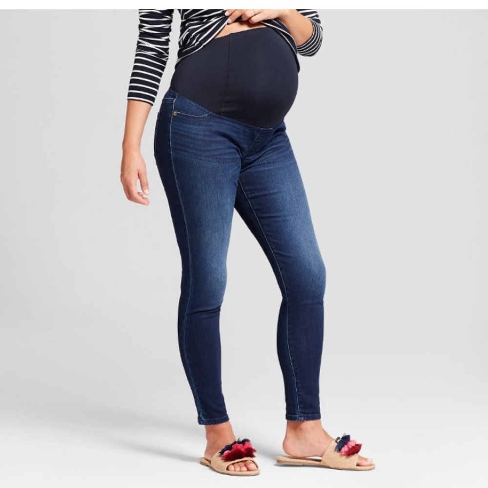 Isabel Maternity Skinny Jeans Dark Wash 00